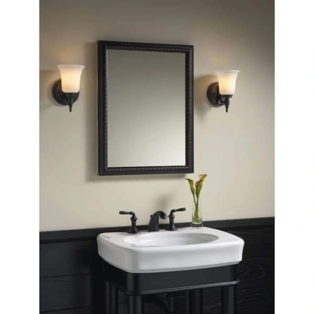 Elegant Oil Rubbed Bronze Vanity Mirror